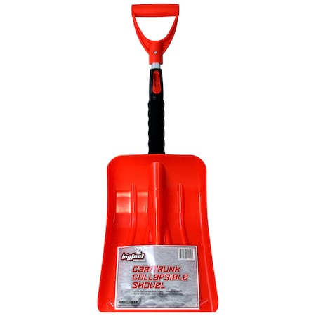 Emsco Group Collapsible Car Trunk Shovel, Lightweight Aluminum, Polyethylene Scoop 1174A6-1